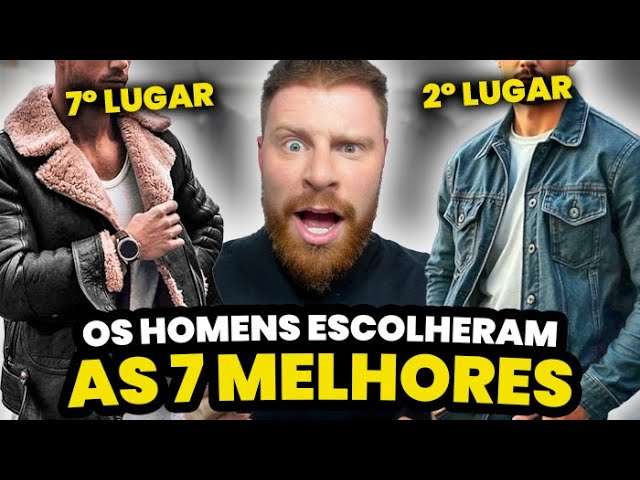 As 7 MELHORES JAQUETAS da Atualidade - Pesquisa com 223 Homens | Jaquetas Masculinos