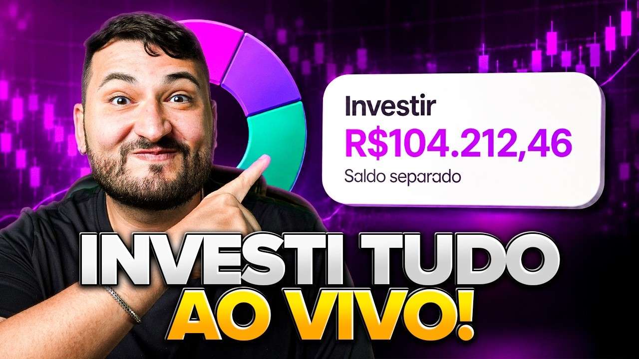 INVESTI R$104.212 JUNTO COMIGO E DECIDI TUDO AO VIVO | Rumo aos R$20.000 de Renda Passiva #48