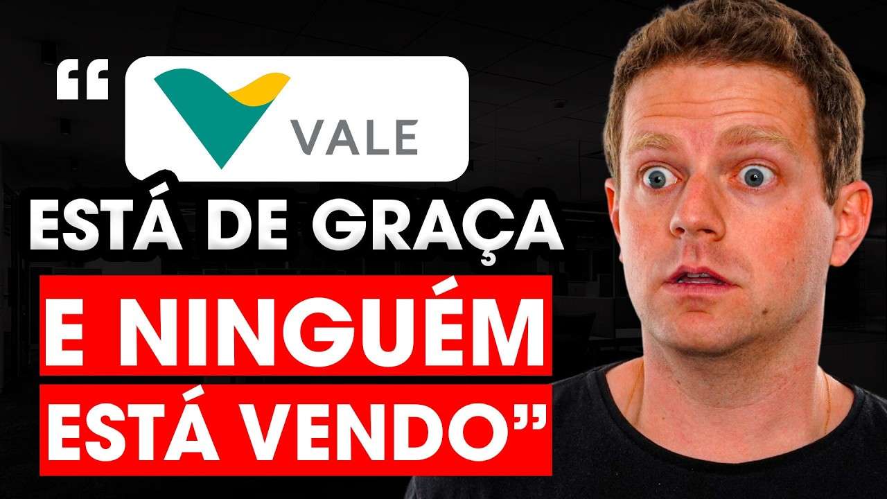 VALE3 ESTÁ de GRAÇA e EU VOU TE PROVAR! OPORTUNIDADE DO MOMENTO?