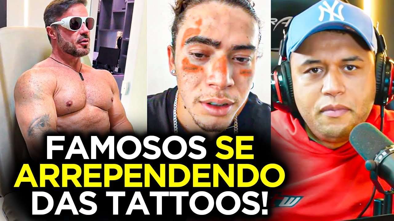 A FEBRE DOS FAMOSOS EM REMOVER TATUAGENS! O QUE TÁ ACONTECENDO?!