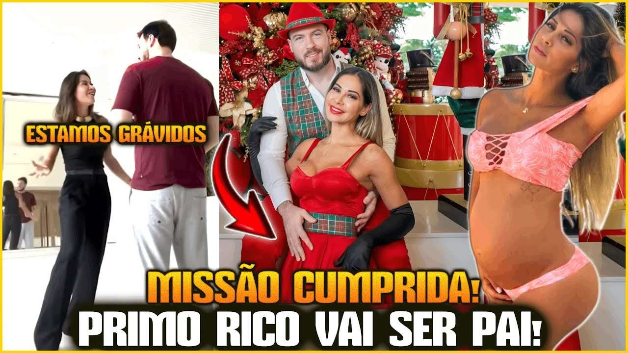 MISSÃO CUMPRIDA! PRIMO RICO VAI SER PAI: "Estamos Grávidos"