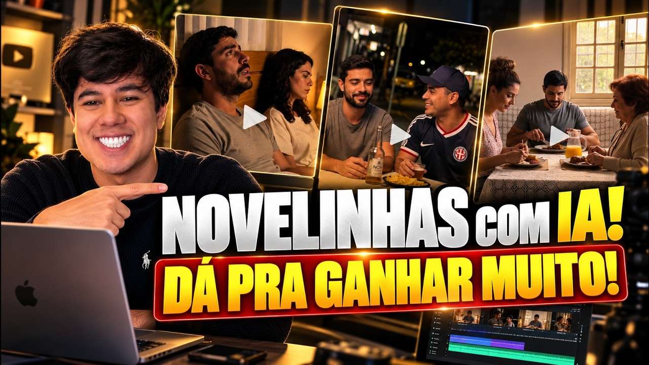 COMO GANHAR DINHEIRO CRIANDO NOVELINHAS COM IA SEM APARECER!