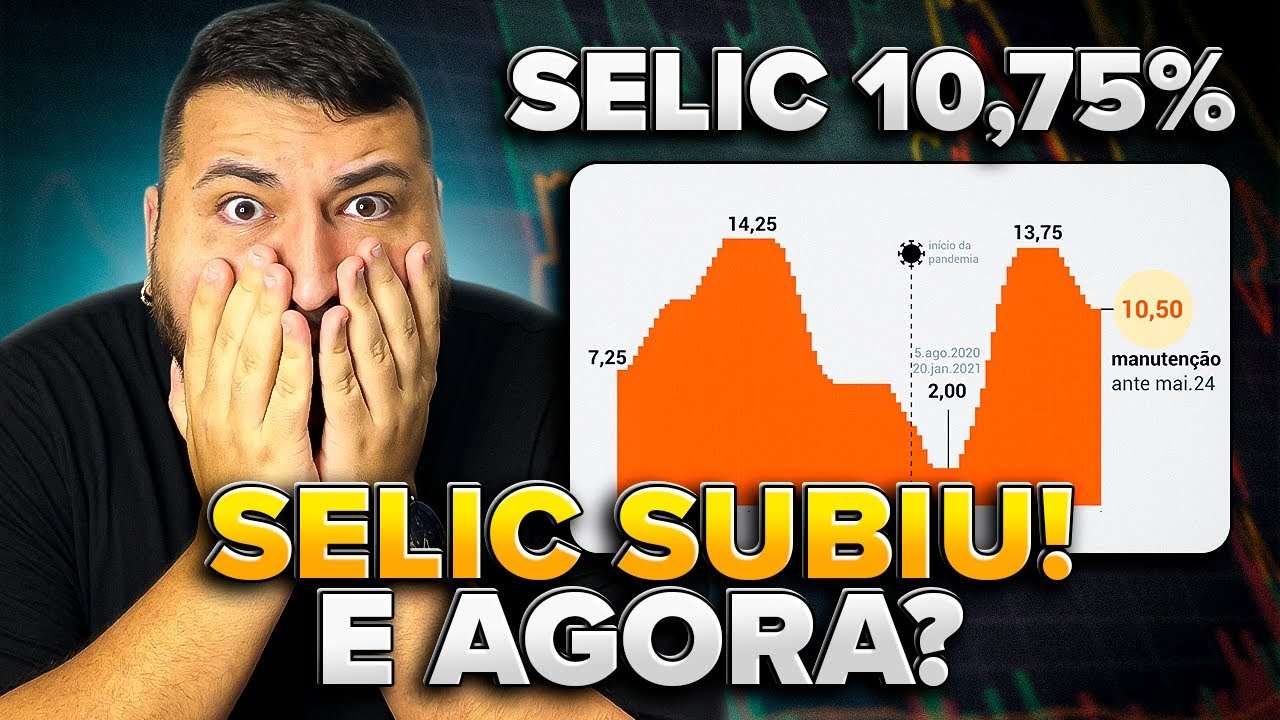 🔺URGENTE: Taxa SELIC subiu para 10,75%! Onde Investir Agora?