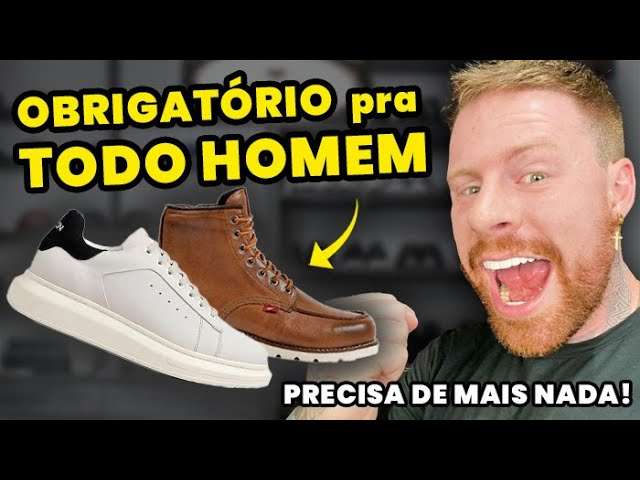 Os ÚNICOS 5 Calçados que TODO HOMEM PRECISA TER | Glow Up Masculino