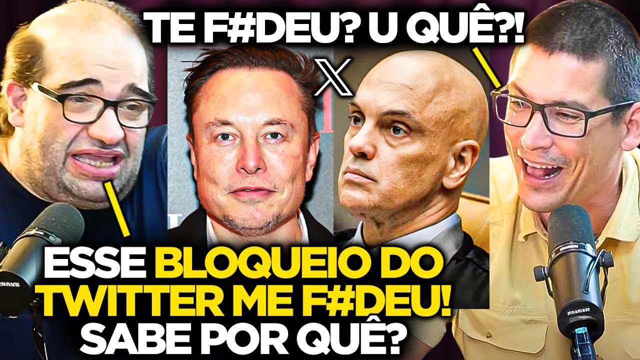 SÉRGIO SACANI SENDO SINCERO sobre BLOQUEIO do X/TWITTER