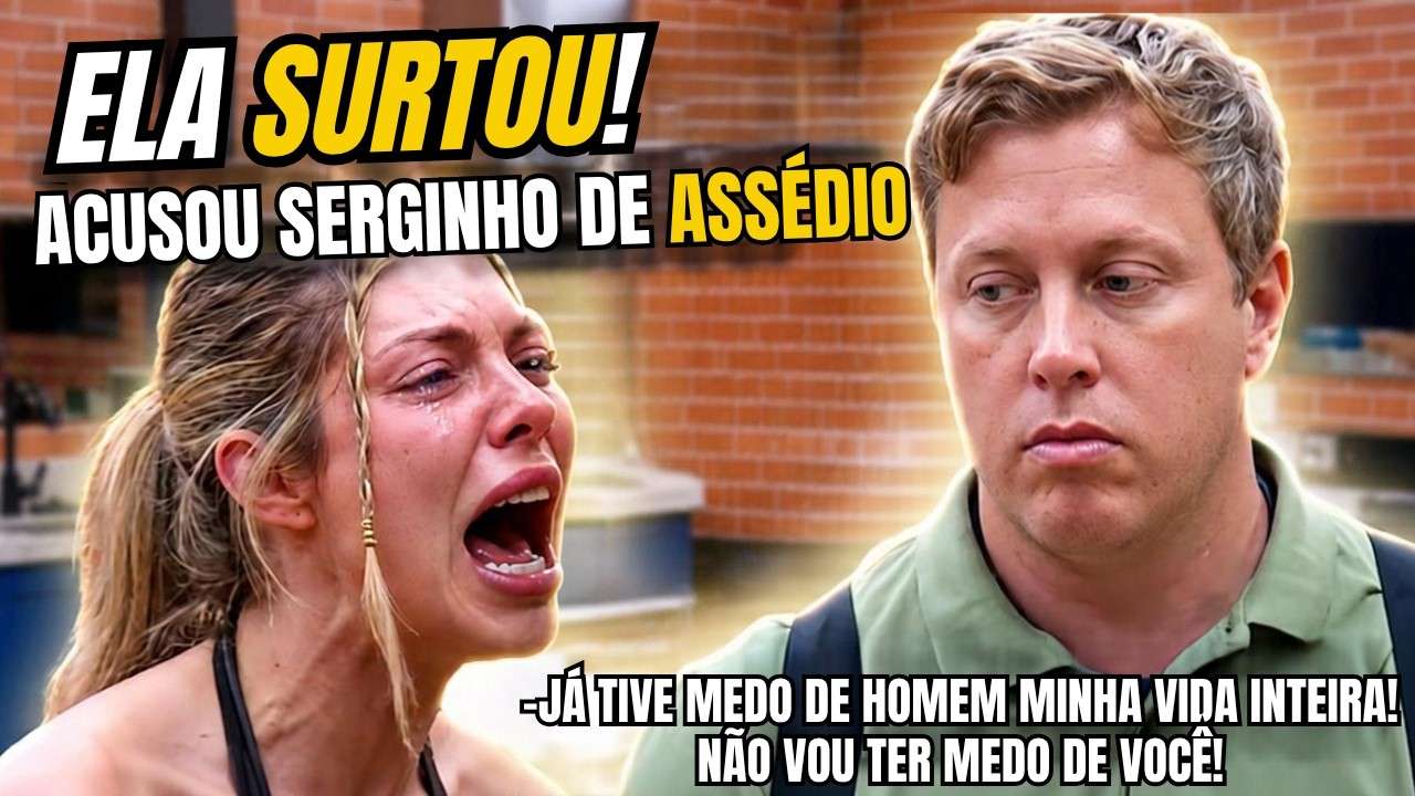 SERGINHO "CABEÇÃO DA MALHAÇÃO" É ACUSADO FALSAMENTE NO PROGRAMA "A FAZENDA"