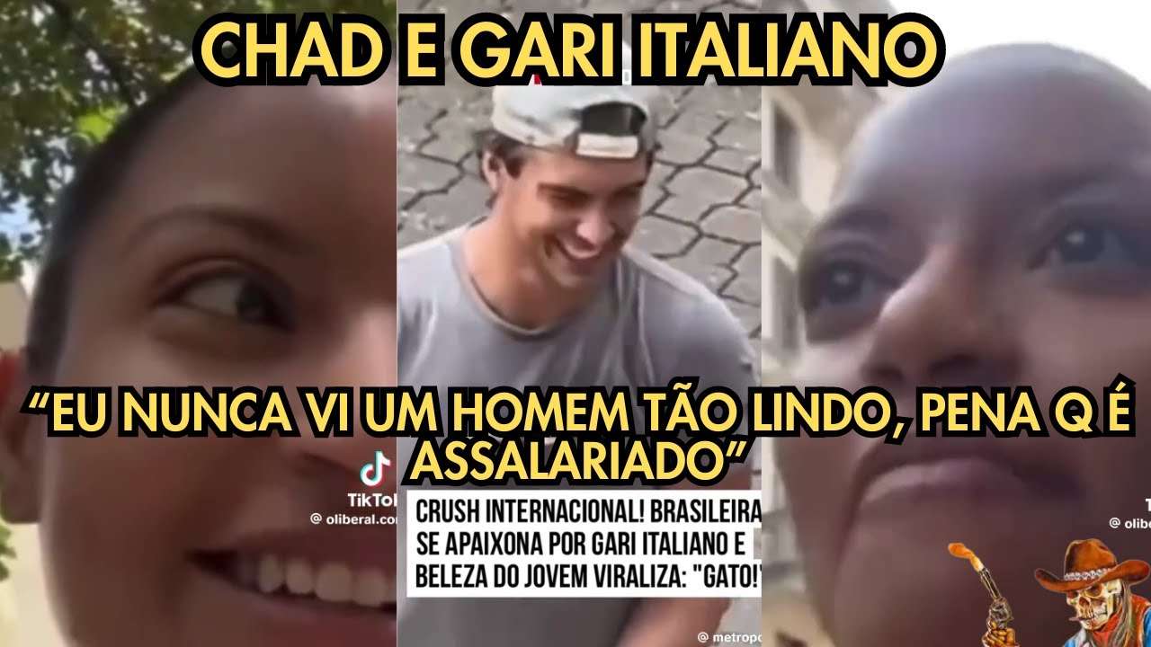 BRASILEIRA SE APAIXONA POR GARI CHAD, MAS DIZ: "PENA Q É ASSALARIADO"