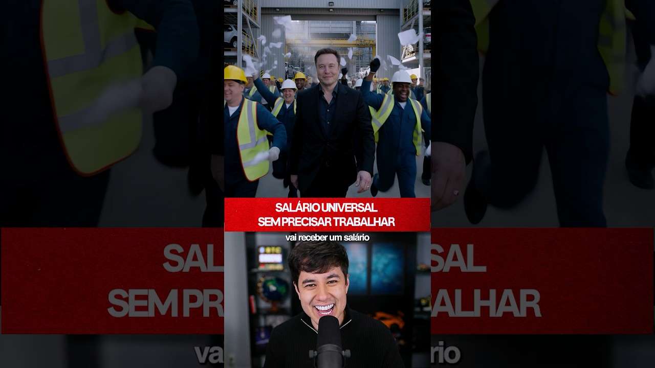 Elon Musk VAI DAR UM SALÁRIO PARA TODO MUNDO! #Shorts
