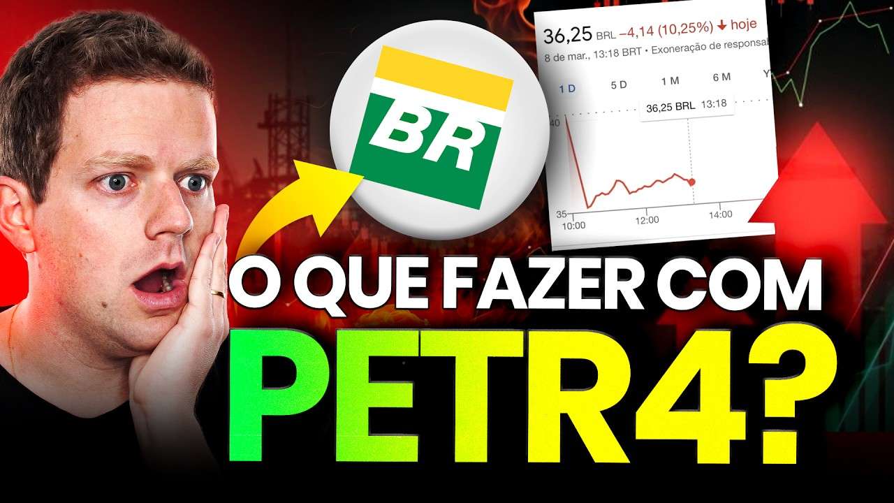 PETR4 DESPENCANDO, E AGORA? O QUE FAZER?