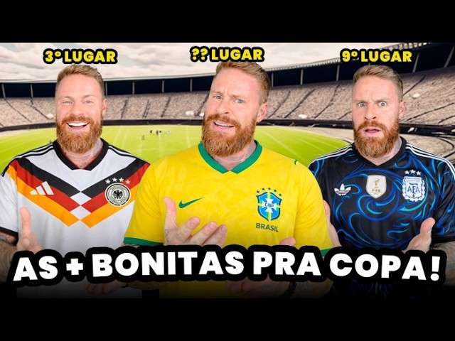 As CAMISAS DE SELEÇÃO mais BONITAS pra COPA DO MUNDO 2026