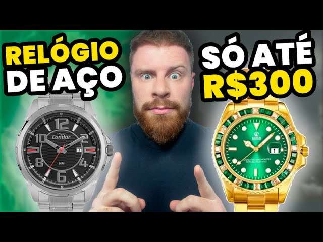 10 RELÓGIOS com PULSEIRA DE AÇO ANIMAIS, que custam SÓ ATÉ R$300 | Relógios Masculinos