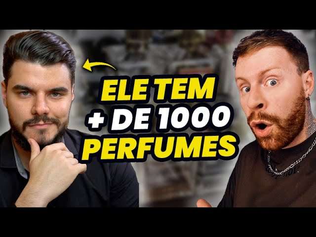 CONHECENDO A COLEÇÃO: PERFUMES do LUIS JORDÃO (ele tem mais de MIL PERFUMES MASCULINOS)