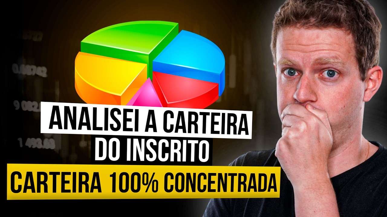 ANALISEI A CARTEIRA DE UM INSCRITO E ME ASSUSTEI - INVESTIU R$1 MILHÃO SÓ NESSA AÇÃO