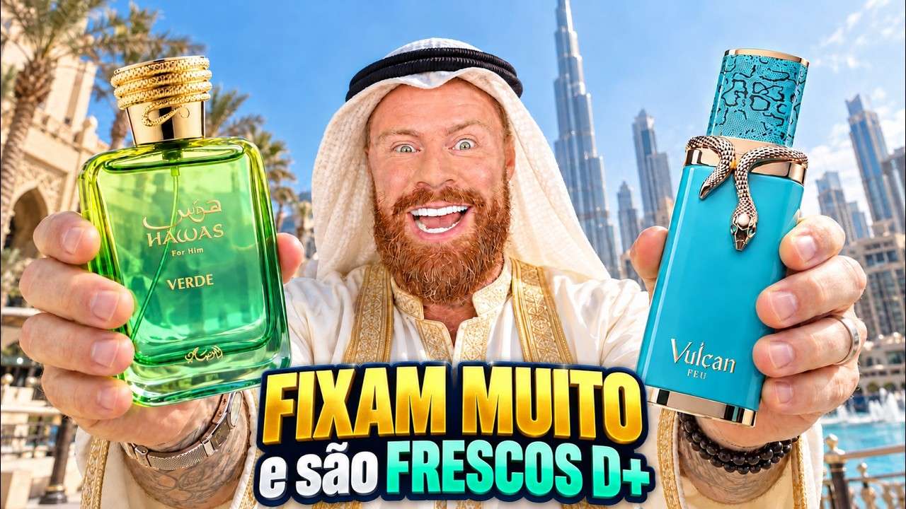 5 Perfumes ÁRABES FRESCOS que FIXAM DEMAIS na Pele (BRABOS DEMAIS pro CALOR!)