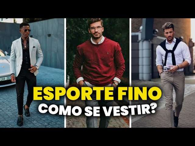 ESPORTE FINO MASCULINO: Como se Vestir com Estilo? 23 Looks Modernos pra se Inspirar