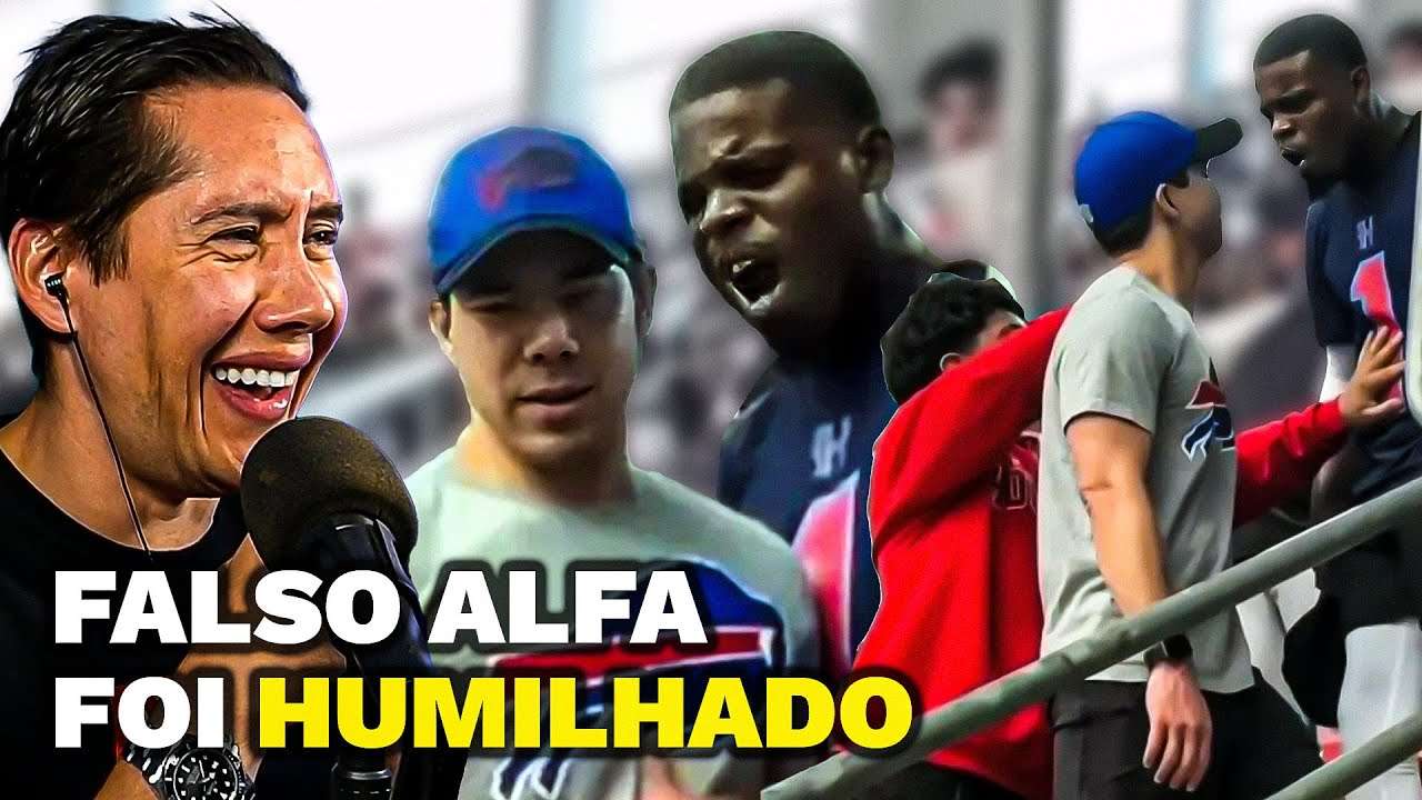 Falso 'ALFA' tenta INTIMIDAR e passa vergonha...