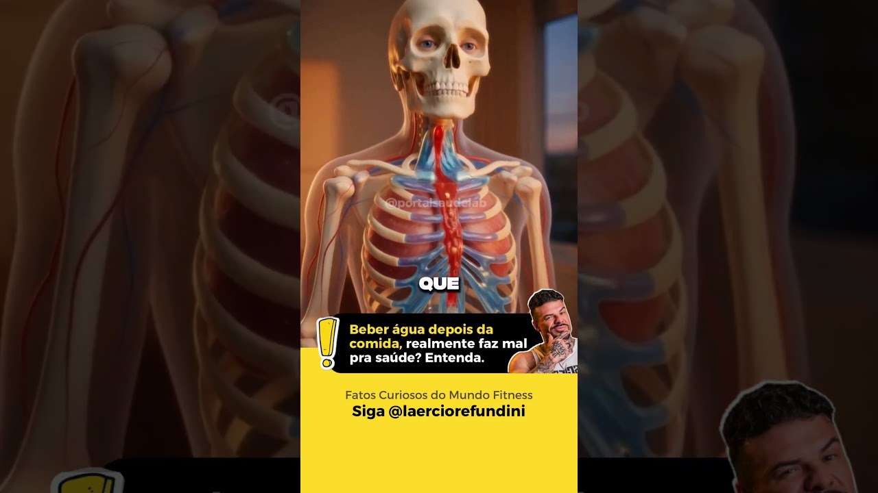 Água depois de comer faz mal  A verdade que ninguém te conta