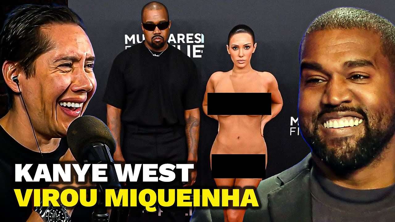 Esposa de Kanye West Fica Nua no Grammy, Rapper Surta e Vai Embora