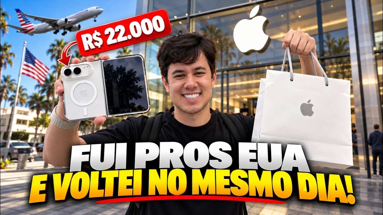 Fui pros EUA só pra COMPRAR o iPhone DUO e Voltei no MESMO DIA!