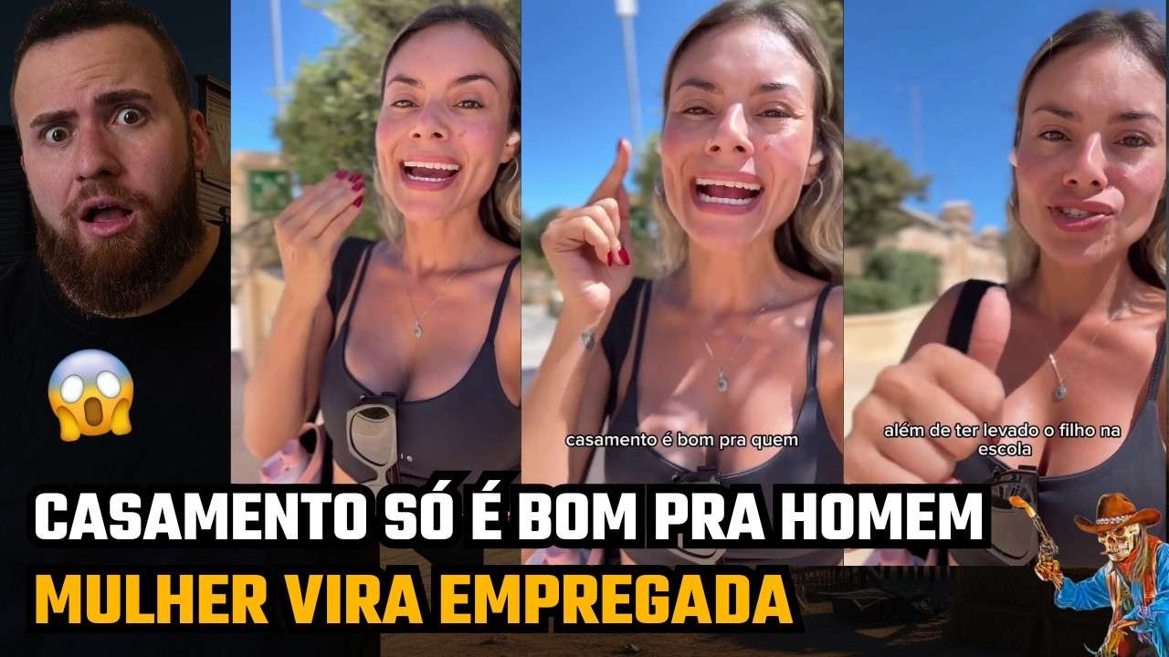 CASAMENTO SÓ É BOM PROS CARAS! ESPOSA VIRA EMPREGADA DOMÉSTICA GRÁTIS!