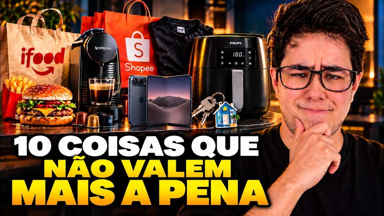 10 COISAS que NÃO VALEM a pena GASTAR o seu DINHEIRO! (Não seja burro)