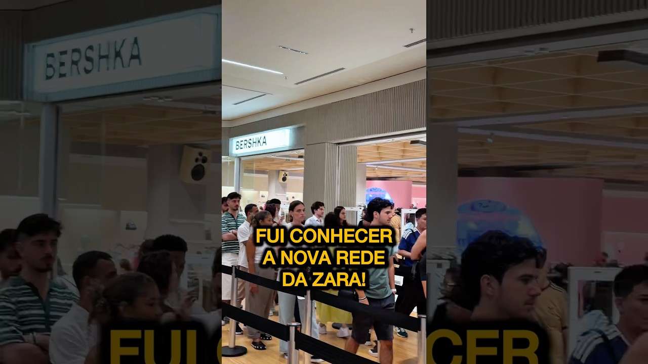Fui conhecer a 1ª Loja da BERSHKA no BRASIL (ou tentar, né?) 👀