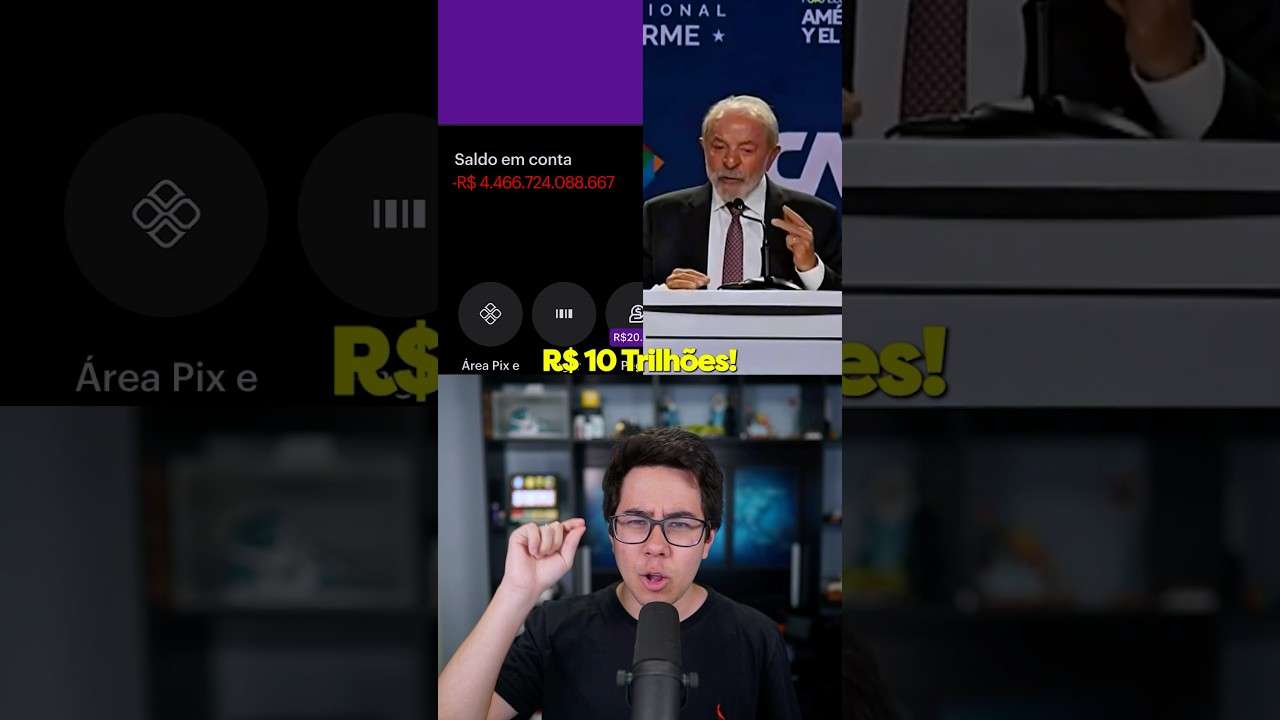 GOVERNO BRASILEIRO ESTÁ DEVENDO MAIS DE 10 TRILHÕES DE REAIS #Shorts