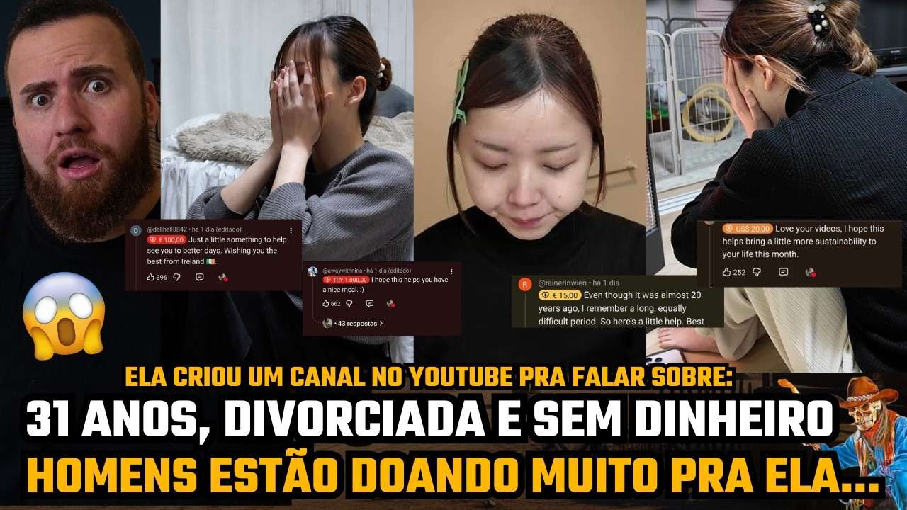 MOÇA CRIOU UM CANAL PARA SE "VITIMIZAR", E VÁRIOS CARAS DOARAM MUITO DINHEIRO!!