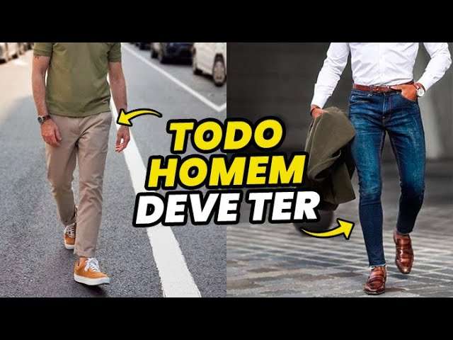 As ÚNICAS 4 Calças que TODO HOMEM PRECISA TER (será que VOCÊ já tem?) | Glow Up Masculino