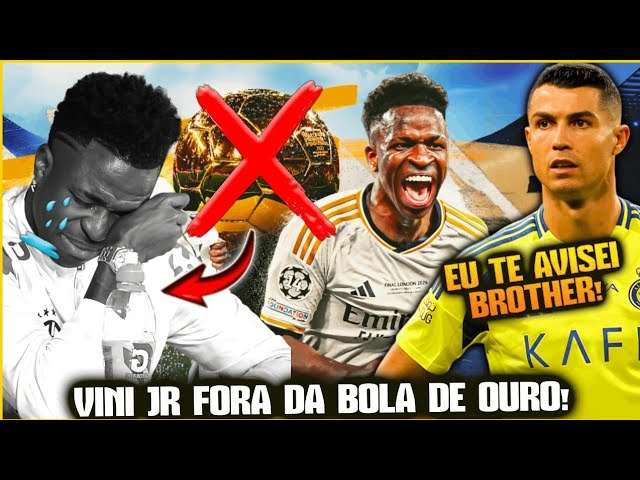 VINI JR NÃO GANHARÁ A BOLA DE OURO: CR7 AVISOU!