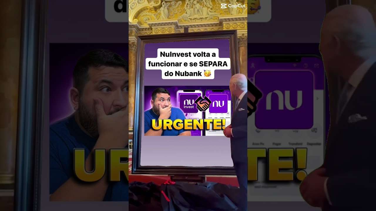 Você iria preferir a Nuinvest separada do Nubank? Comenta aí!