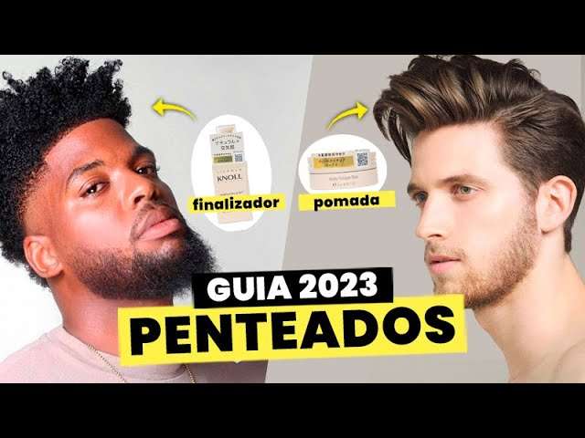 GUIA de PENTEADOS MASCULINOS 2023: Quais são os MODELADORES DE CABELO indicados?
