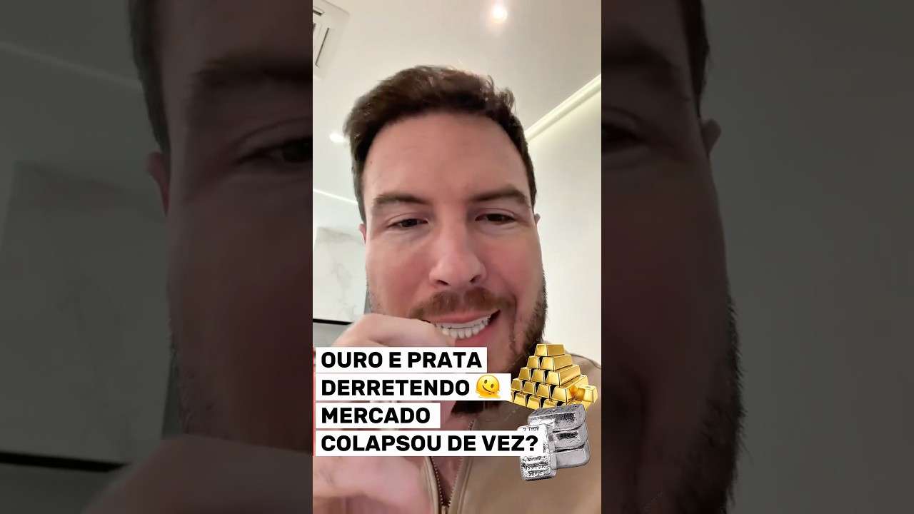 OURO E PRATA DERRETENDO 🫠 (Entenda o que está acontecendo com o ouro)