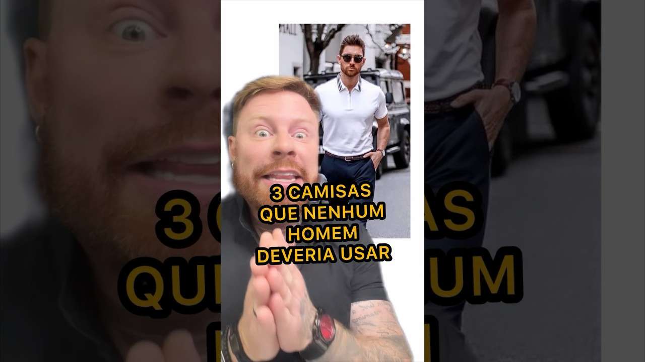 3 CAMISAS que NENHUM HOMEM DEVERIA USAR 🔥
