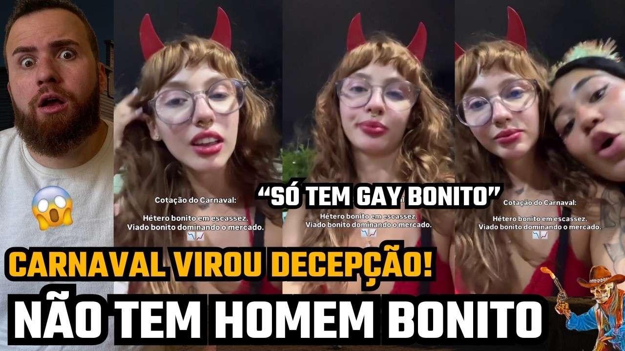 CARNAVAL TÁ DECEPCIONANTE! NÃO TEM CARA BONITO A DISPOSIÇÃO!!
