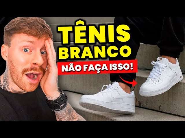 4 GAFES ao usar TÊNIS BRANCO que DESTROEM seu Visual (e Você NÃO percebe!)