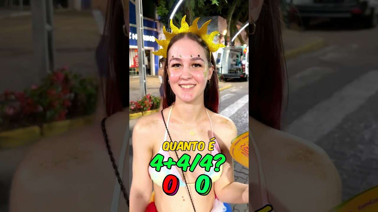 Quando é 4+4/4? #humor #calculo #viral #shorts