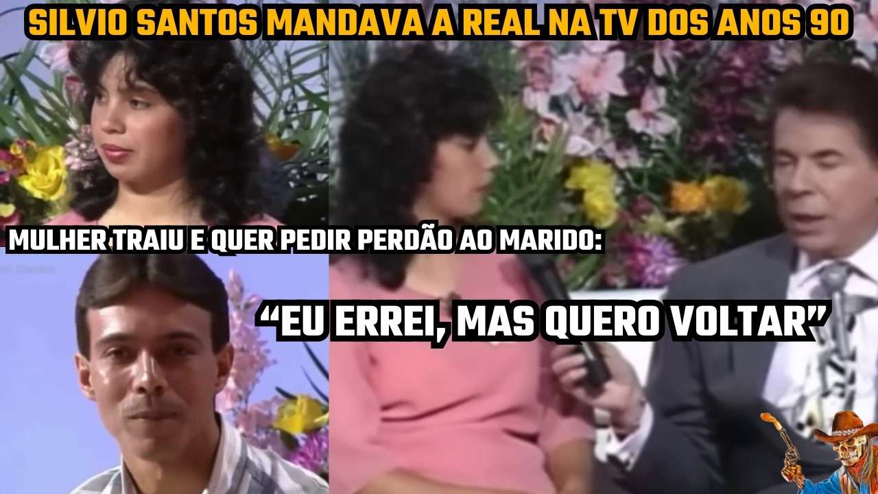 ESPOSA TRAIU E FOI NO PROGRAMA DO SILVIO SANTOS PEDIR PRA VOLTAR (SERÁ QUE O MIQUEINHA ACEITOU?)