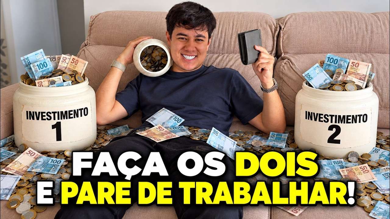 PARE de TRABALHAR FAZENDO APENAS 2 INVESTIMENTOS SIMPLES!
