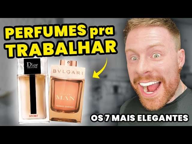 7 Melhores PERFUMES MASCULINOS para TRABALHAR (Esses são MUITO ELEGANTES)