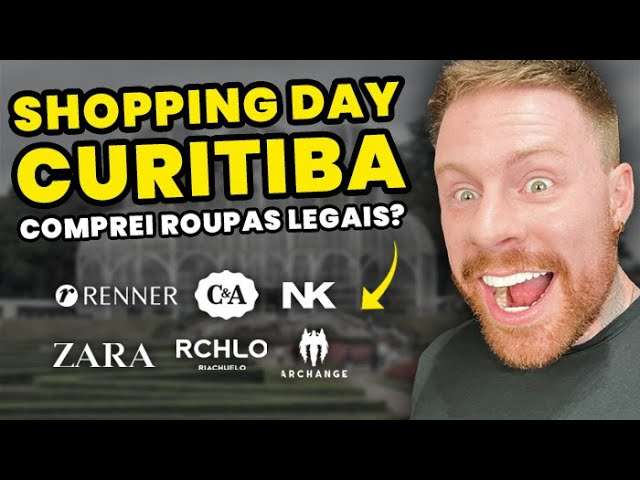 SHOPPING DAY em CURITIBA | Visitei 2 dos Principais SHOPPINGS da CIDADE, valeu a pena?