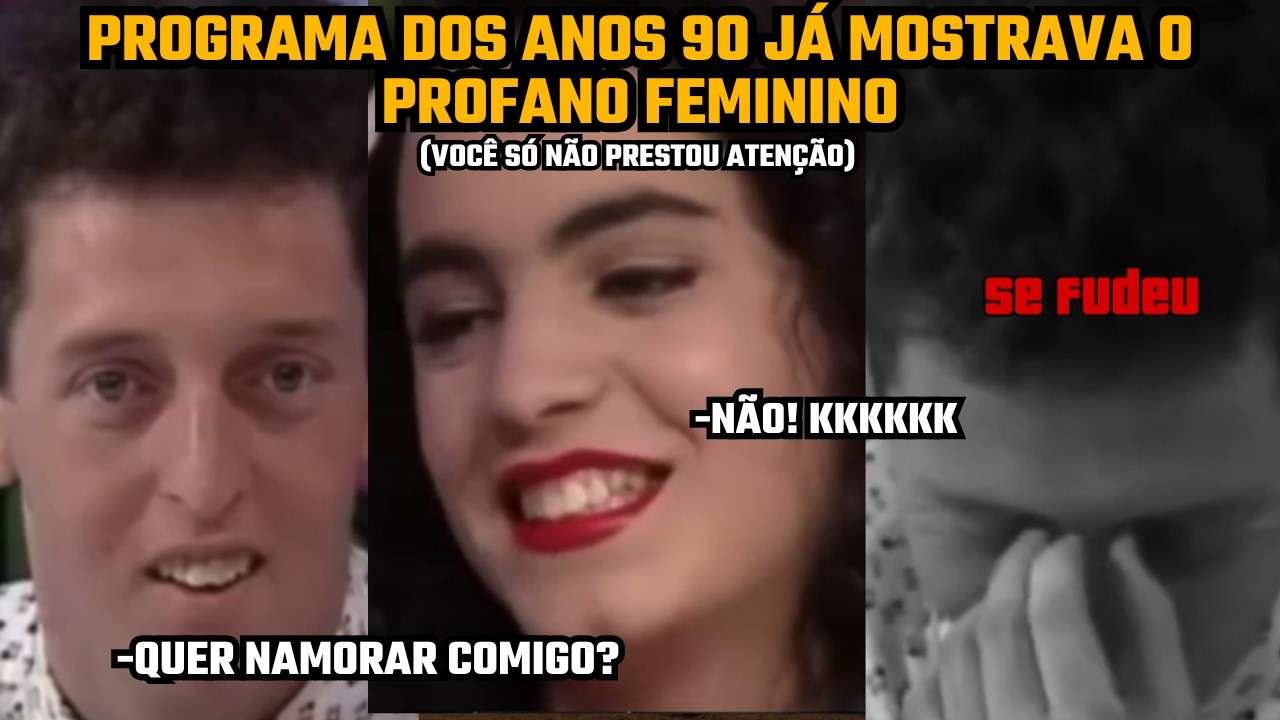 SILVIO SANTOS JÁ MOSTRAVA O PROFANO DELAS EM PROGRAMA DOS ANOS 90 (VOCÊ SÓ NÃO ESTAVA ATENTO!)