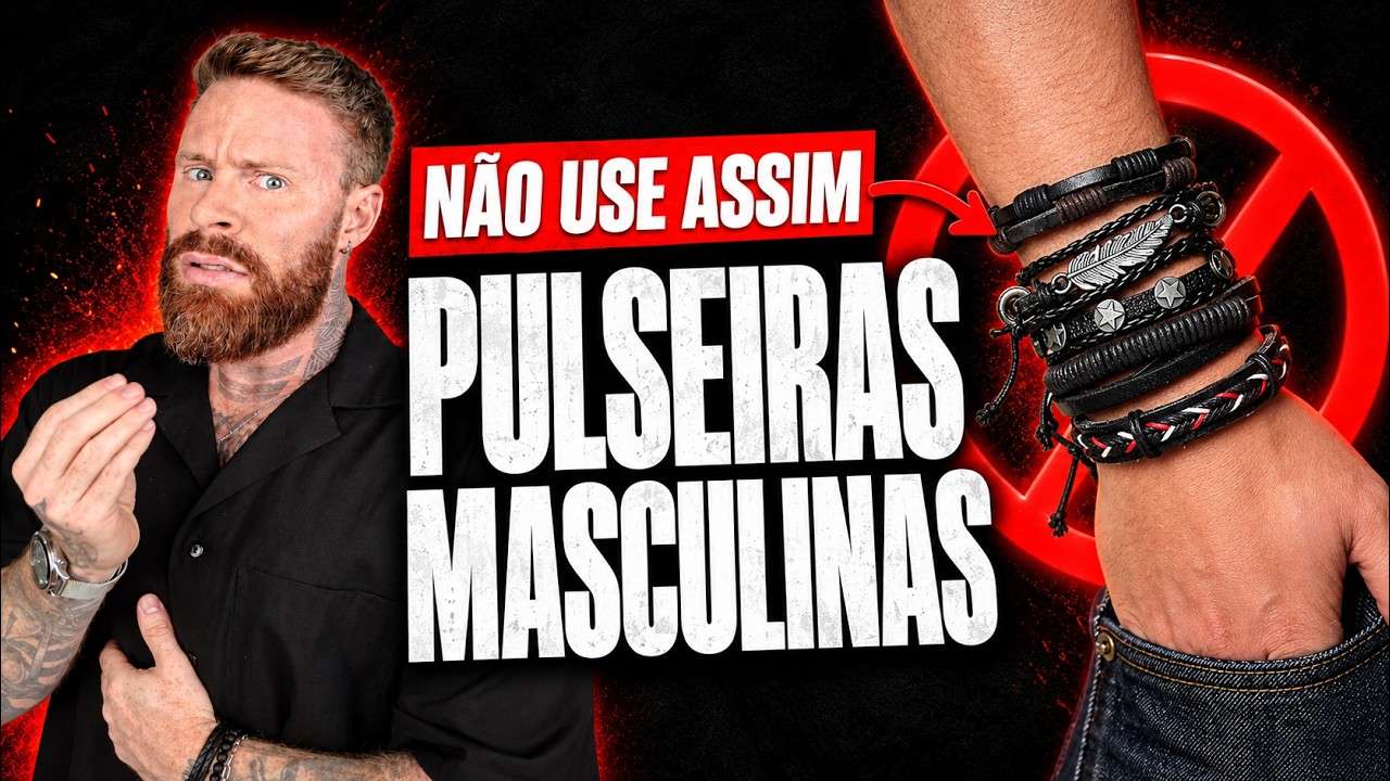 Como Usar PULSEIRAS MASCULINAS? 11 ideias de Looks com um dos ACESSÓRIOS mais usados pelos HOMENS