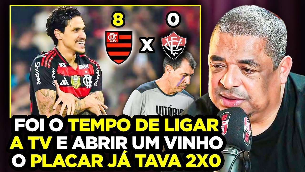 VIROU PASSEIO! FLAMENGO HUMILHA VITÓRIA e CARILLE É DEMITIDO!