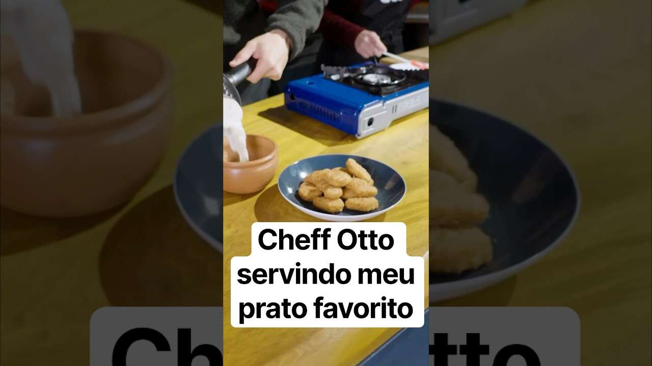 Cheff Otto servindo meu prato favorito