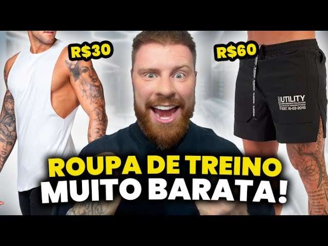 10 Peças INCRÍVEIS pra TREINAR que comprei GASTANDO MUITO POUCO $ | Moda Masculina