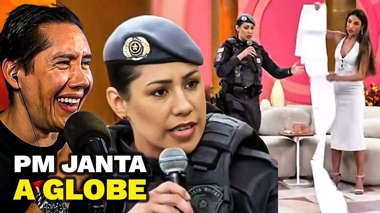 Capitã da PM JANTOU a GLOBO ao vivo
