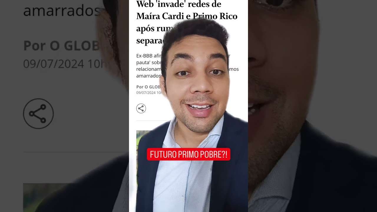 PRIMO RICO VAI SE DIVORCIAR E PAGAR PENSÃO?!