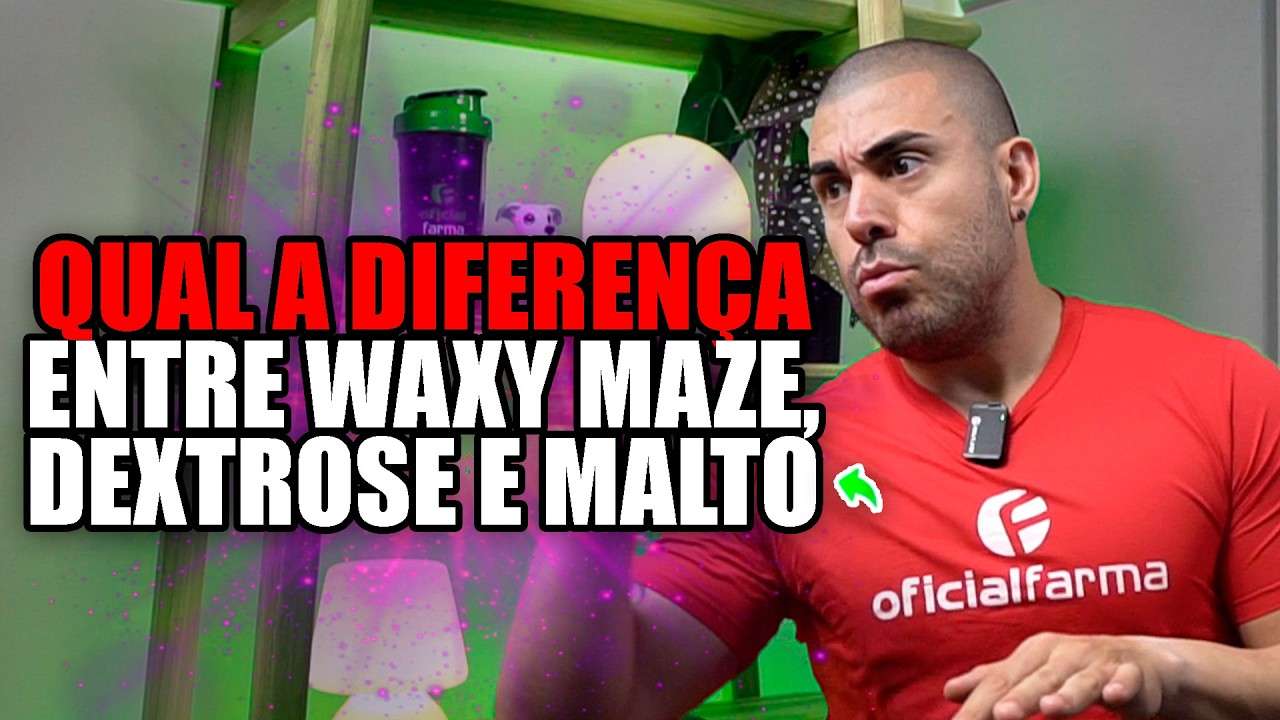 A diferença de malto, dextrose e waxy maize