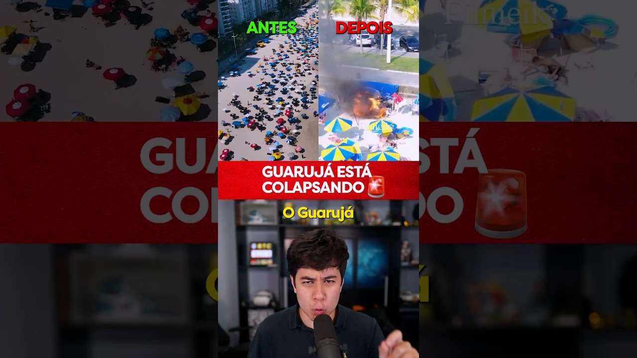 GUARUJÁ ESTÁ SOFRENDO A MAIOR CRISE DA HISTÓRIA! #Shorts